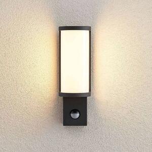 Lucande - Jokum LED Ogrodowe Lampa Ścienna w/Sensor Graphite