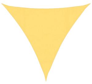 Żagiel przeciwsłoneczny, 160 g/m², beżowy, 4x4x4 m, hdpe