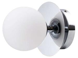 Globen Lighting - Art Deco Lampa Ścienna/Lampa Sufitowa IP44 Chrome/White Globen Lighting