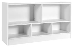 Regał dziecięcy z przegródkami i organizerem 112 x 30 x 60 cm