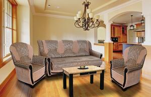 ZESTAW WYPOCZYNKOWY: Kanapa ETNA 220/110 cm+ 2 fotele styl klasyczny