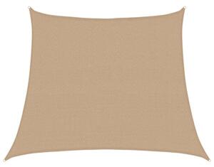 Żagiel przeciwsłoneczny, 160 g/m², taupe, 3/4x3 m, hdpe