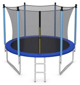 Trampolina ogrodowa 244 cm z siatką wewnętrzną