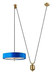 EMWOmeble Lampa wisząca ARTE MOVE niebieska - aluminium, metal