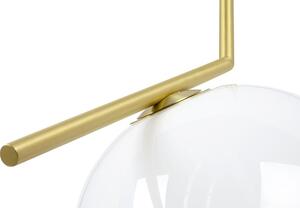EMWOmeble Lampa wisząca HALM 30 - mosiądz, szkło