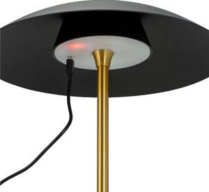DybergLarsen - MOON Portable Lampa Stołowa Black/Brass DybergLarsen