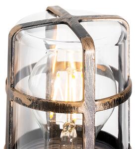 Zewnetrzna Vintage Kinkiet / Lampa scienna zewnętrzny mosiądz IP54 20,8 cm - Kiki Oswietlenie zewnetrzne