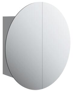 Szafka łazienkowa z lustrem i LED, szary, 40x40x17,5 cm