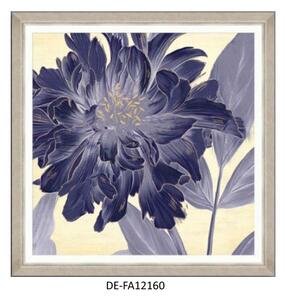 | SPRAWDŹ RABAT W KOSZYKU ! Obraz Floral Indigo II 70x70 DE-FA12160 MINDTHEGAP DE-FA12160