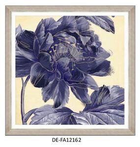| SPRAWDŹ RABAT W KOSZYKU ! Obraz Floral Indigo III 70x70 DE-FA12162 MINDTHEGAP DE-FA12162