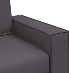 Sofa szary 180 x 78 x 84 cm tkanina