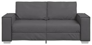 Sofa szary 180 x 78 x 84 cm tkanina