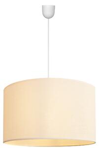 Lampa wisząca pojedyncza ALBA kremowa XL