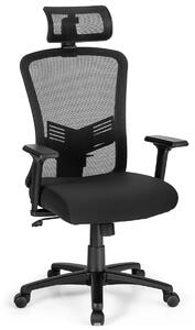 Ergonomiczne krzesło biurowe regulowane 65 x 63 x 113–129 cm