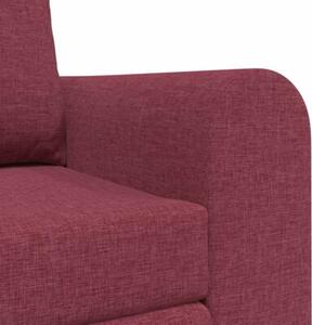 Sofa bed czerwone wino 148 x 71 x 83 cm tkanina