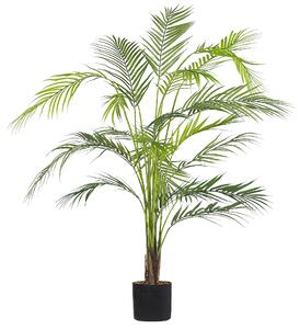 Sztuczna roślina dekoracyjna doniczkowa materiał syntetyczny 124 cm Areca Palm Beliani