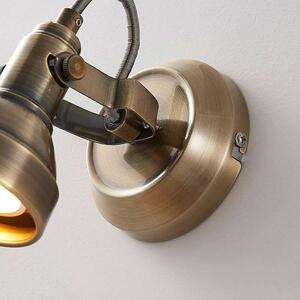 Lindby - Perseas LED Lampa Ścienna Antique Brass Lindby