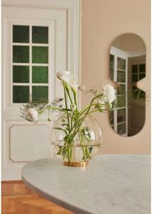 AYTM - Globe vase w. stand Ø21 Forest/Gold AYTM