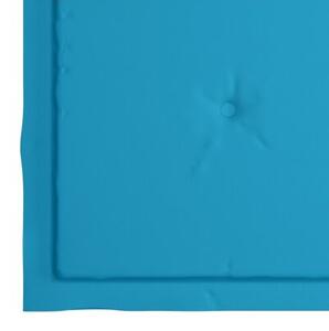 Krzesła ogrodowe z poduszkami, 3 szt., lite drewno akacjowe