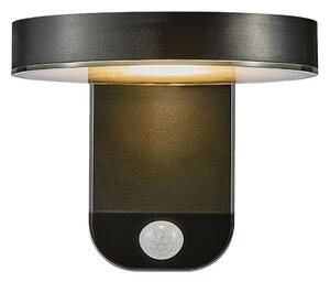 Nordlux - Rica Round LED Solarna Ścienna Lampa Black
