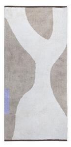 Biało-beżowy bawełniany chodnik odpowiedni do prania 70x150 cm Figura – Mette Ditmer Denmark