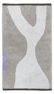 Biało-beżowy bawełniany dywan odpowiedni do prania 50x80 cm Figura – Mette Ditmer Denmark