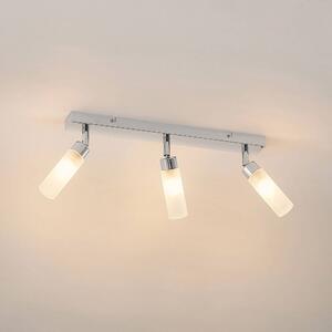 Lindby - Vinza 3 Lampa Sufitowa Chrome/Opal Lindby