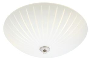 Biała lampa sufitowa ze szklanym kloszem ø 35 cm Cut – Markslöjd