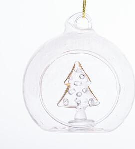 Szklana bombka ø 6 cm Tree – Dakls