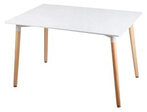Stół do jadalni BERGEN 120x80 cm biały