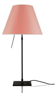 Luceplan - Costanza Lampa Stołowa ze Ściemniaczem Czarno/Edgy Pink