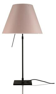 Luceplan - Costanza Lampa Stołowa ze Ściemniaczem Czarno/Soft Skin Luceplan