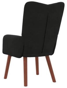 Fotel czarny 63 x 67 x 94 cm aksamit