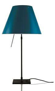 Luceplan - Costanza Lampa Stołowa ze Ściemniaczem Czarno/Petrol Blue
