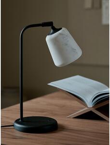 New Works - Material Lampa Stołowa The Black Sheep(Wh Marble/BL)
