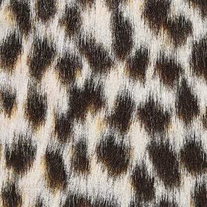 Dywan gepard brązowy sztuczna sierść do salonu nowoczesny Nambung Beliani