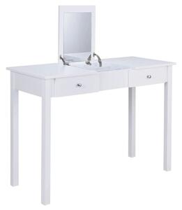 Toaletka ze składanym lustrem i szufladami 2w1 112 x 48 x 82