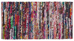 Dywan prostokątny boho design 80 x 150 cm ręcznie tkany wielokolorowy Bafra Beliani