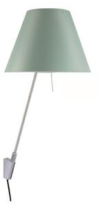 Luceplan - Costanzina Lampa Ścienna Alu/Comfort Green Luceplan