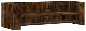 Półka ścienna, przydymiony dąb, 100x35x30,5 cm