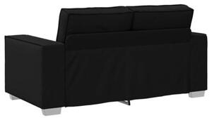 Sofa czarny 160 x 78 x 84 cm tkanina