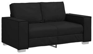 Sofa czarny 160 x 78 x 84 cm tkanina