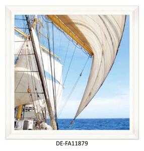 | SPRAWDŹ RABAT W KOSZYKU ! Obraz White Sail II 90x90 DE-FA11879 MINDTHEGAP DE-FA11879