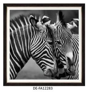 | SPRAWDŹ RABAT W KOSZYKU ! Obraz Zebra Couple 90x90 DE-FA12283 MINDTHEGAP DE-FA12283