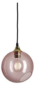 Design By Us - Ballroom Lampa Wisząca Pink/Rose ze Złotym Gniazdem Żarówki