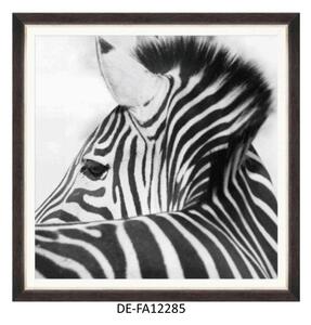 | SPRAWDŹ RABAT W KOSZYKU ! Obraz Zebra Head 90x90 DE-FA12285 MINDTHEGAP DE-FA12285