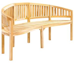 Ławka w kształcie banana, 200 cm, lite drewno tekowe