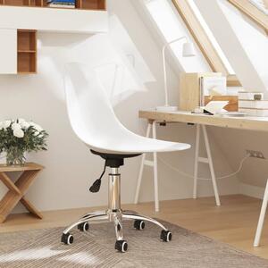 Obrotowe krzesło biurowe, białe, PP