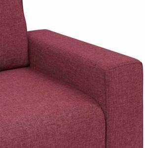 Sofa czerwone wino 100 x 77 x 82 cm tkanina