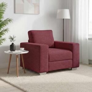 Sofa czerwone wino 100 x 77 x 82 cm tkanina